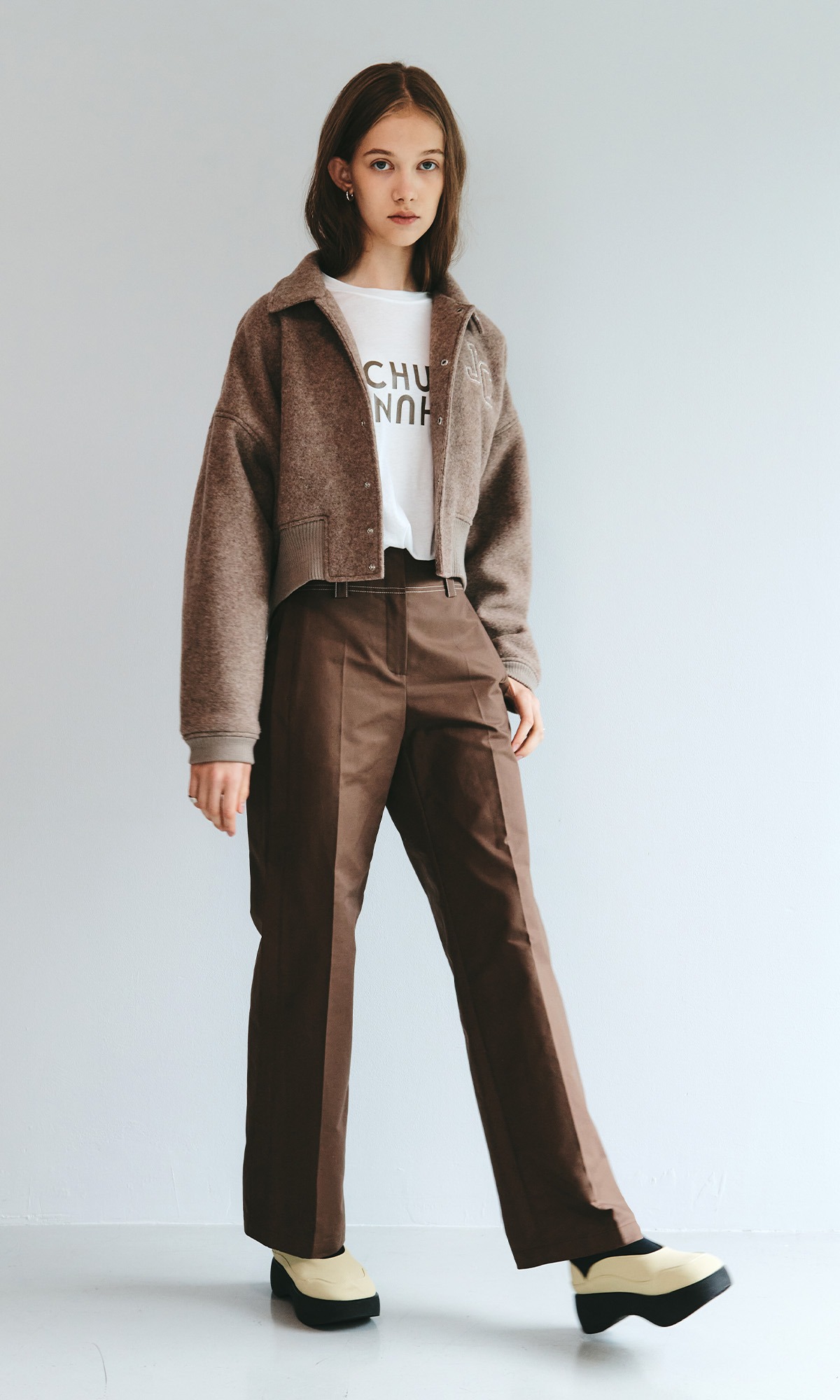 Toat Straight Trouser_Brown