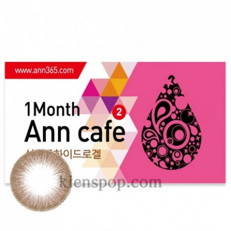 Ann Cafe (2pcs) (Silicone Hydrogel) Monthly G.DIA 13.4mmANNLENSPOP