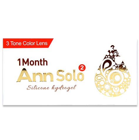 Ann Solo (2pcs) (Silicone Hydrogel) Monthly G.DIA 13.4mmANNLENSPOP