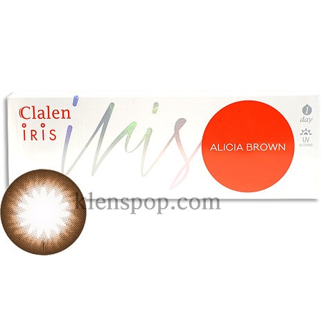 Clalen Alicia Brown 1Day (30pcs)INTEROJOLENSPOP