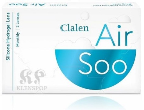 Clalen Air Soo (6pcs) (Silicone Hyerogel) 1MonthlyINTEROJOLENSPOP