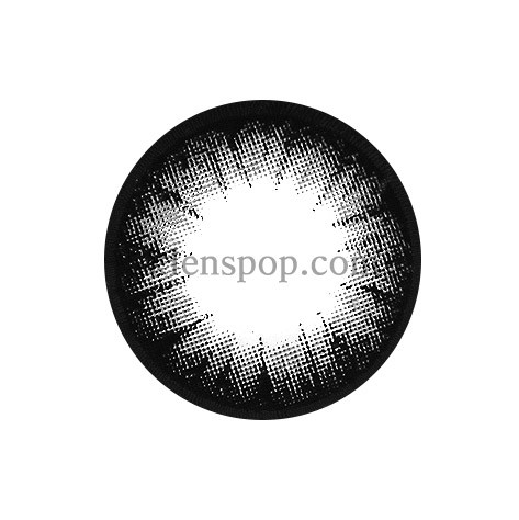 CIRCLE COLOR GRAY Graphic Diameter 13.5mmM.I CONTACTLENSPOP
