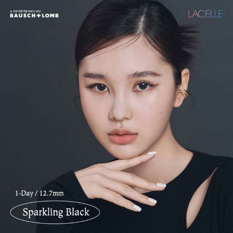 Baush&amp;Lomb Lacelle Sparkling Black 1Day (30pcs)BAUSCHLOMBLENSPOP