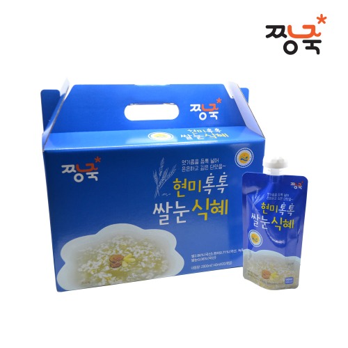(짱죽) 현미톡톡 쌀눈식혜 파우치형_20개, 1Box