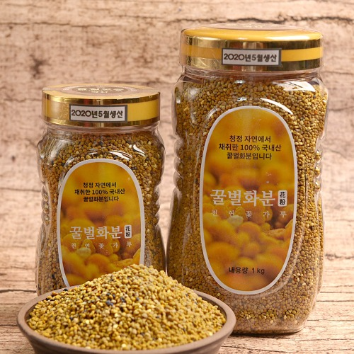 (불태산벌꿀농장) 국산 꿀벌화분 천연 비폴렌 500g / 1kg