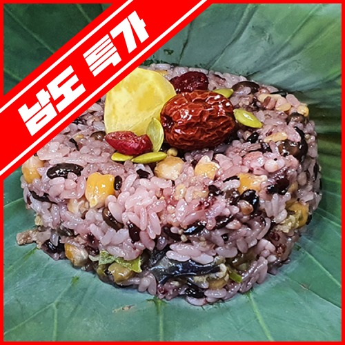[특가행사상품]정통방식 그대로 3번쪄낸 수제 연잎 영양밥 180g