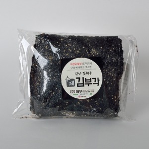 [중소기업유통센터] (해우) 바삭하고 고소한 광양 김해우 수제부각 50장 (생부각)