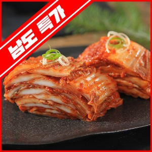 [남도특가]국산 재료 먹기좋게 썰은 포기김치(맛김치) 2kg
