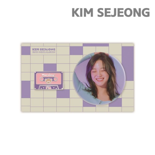 김세정 (KIM SEJEONG) - 2nd MINI ALBUM [I&#039;m] - 뱃지 세트 (Badge SET)