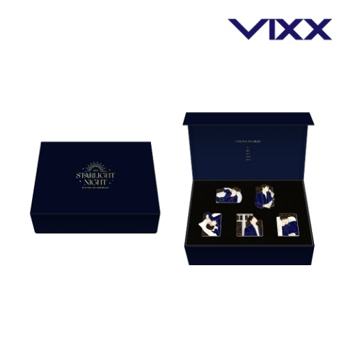 빅스 (VIXX) - 10th ANNIVERSARY [STARLIGHT NIGHT] OFFICIAL GOODS - 금속 뱃지 세트 (METAL BADGE SET)