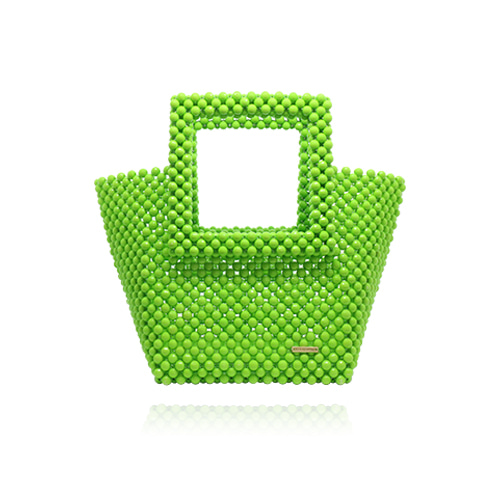 [프리오더20%할인]Light Green Beads Tote Bag/라이트 그린 비즈 토트 가방