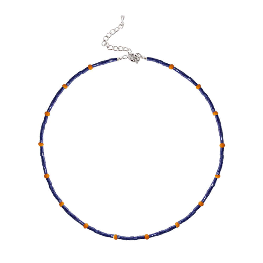 Color Beads Chocker Necklace/컬러 비즈 초커네크리스