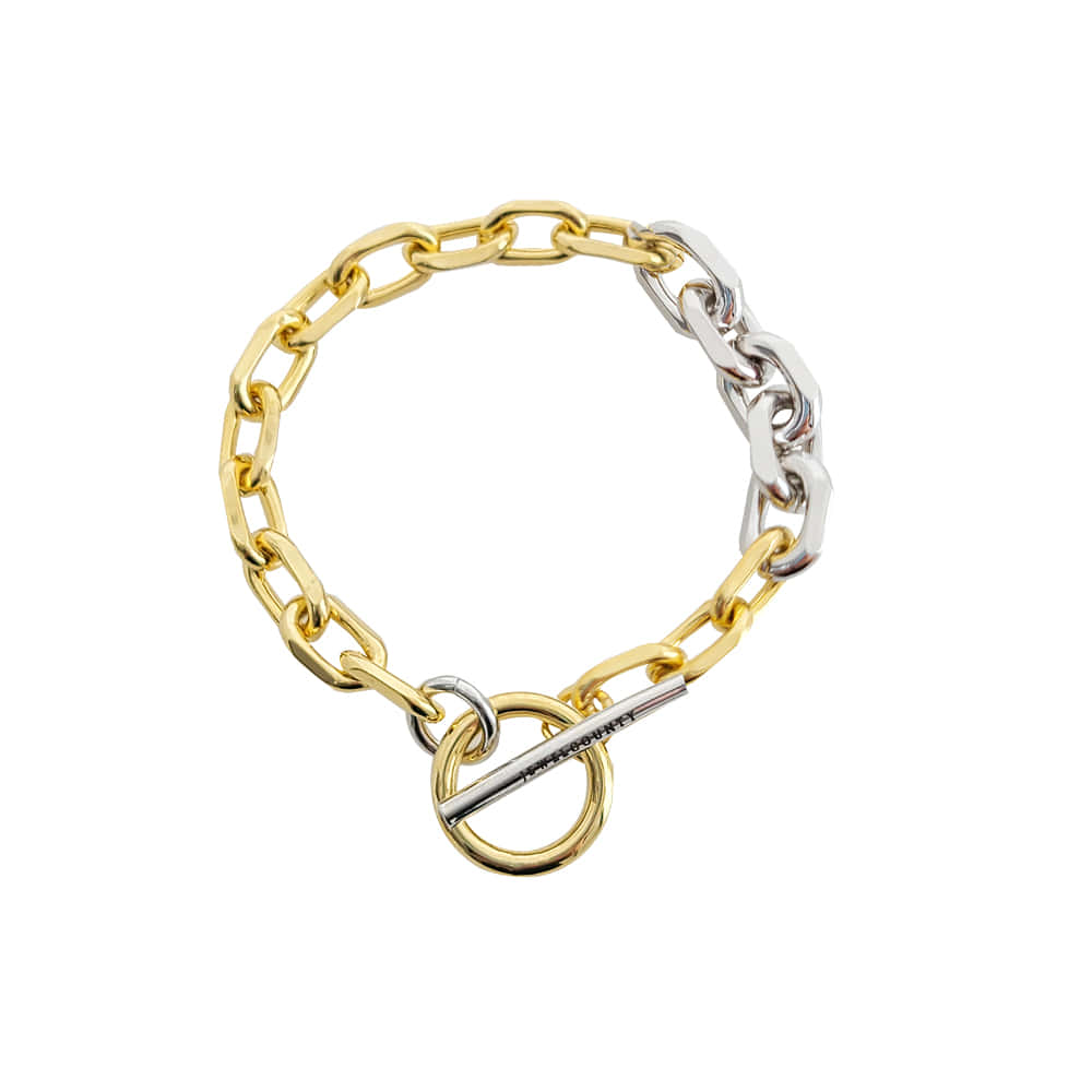 Combination Bold Chain Bracelet