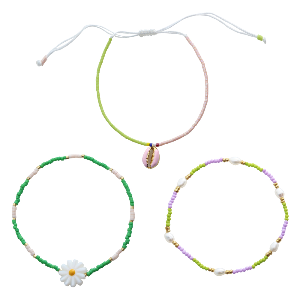 Spring Beads Mix Bracelet  SET/스프링 비즈 믹스 팔찌세트