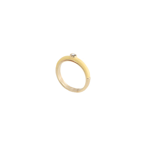 Yellow Glossy Color Ring/옐로우 글로시 컬러 반지