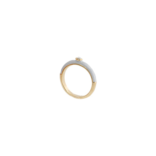 Gray Glossy Color Ring/그레이 글로시 컬러 반지