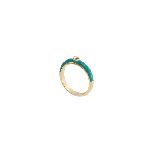 Teal Glossy Color Ring