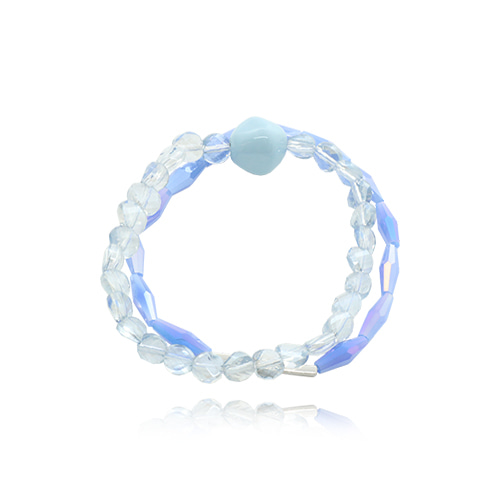 Blue Candy Line Stone Bracelet/블루 캔디 라인 스톤 팔찌