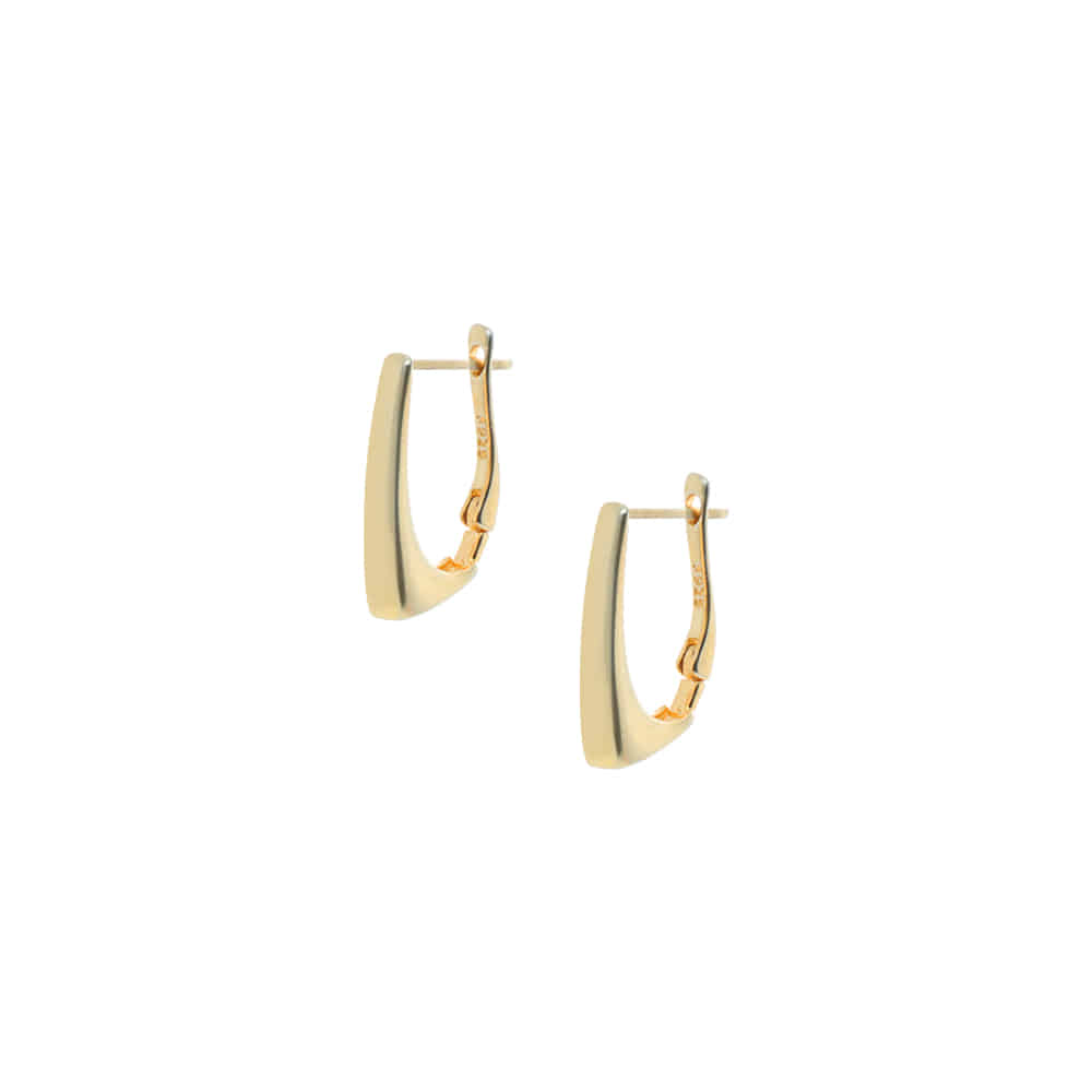 Gold One Touch 92.5 Silver Earrings