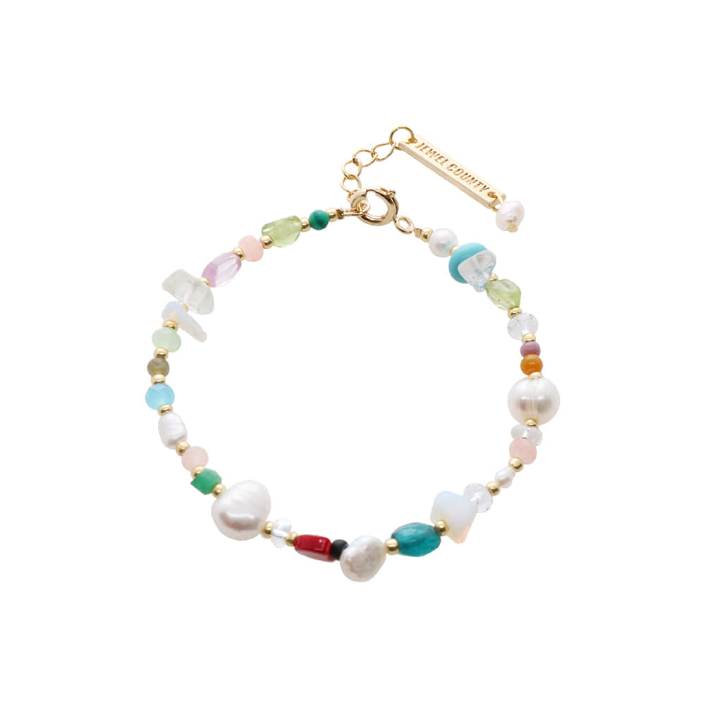 Color Gemstone Bracelet/컬러 젬스톤 팔찌