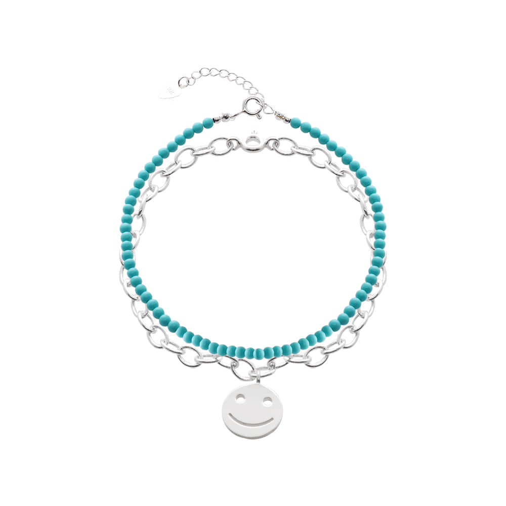 [92.5 Silver] Gemstone Beads Bracelet/젬스톤 비즈 팔찌