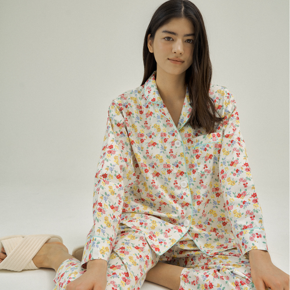 (w) Wild Flower Pajama Set