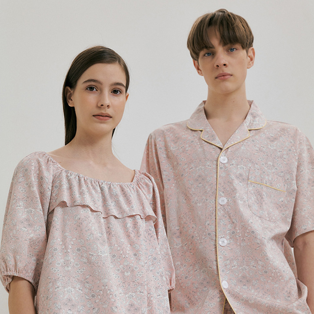 [모달] (couple) Sea Salt Short Pajama Set + Two-piece