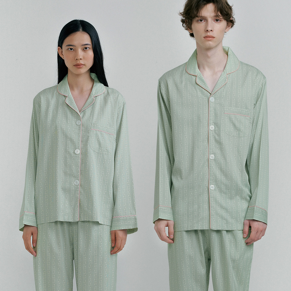 [모달] (couple) Pistachio Pajama Set