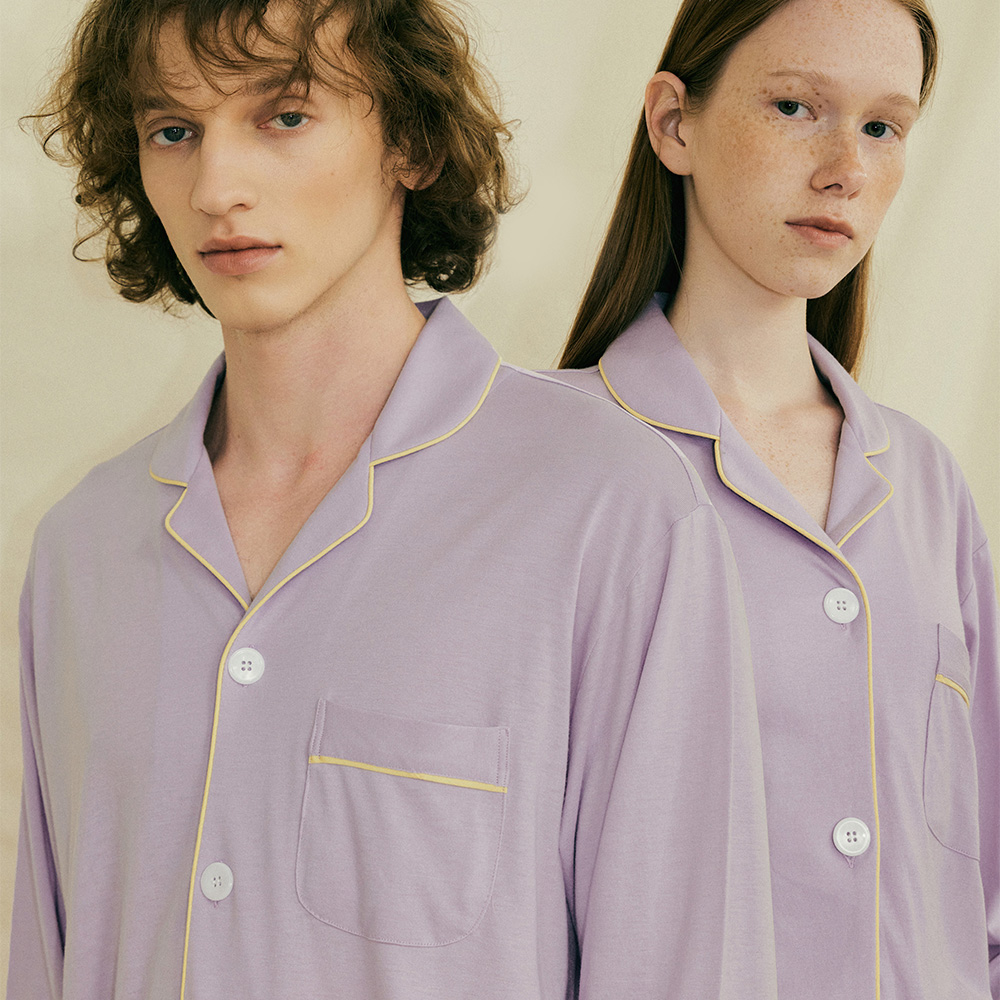 [5/13 예약배송]_[MODAL] (couple) Essential Lavender Pajama Set