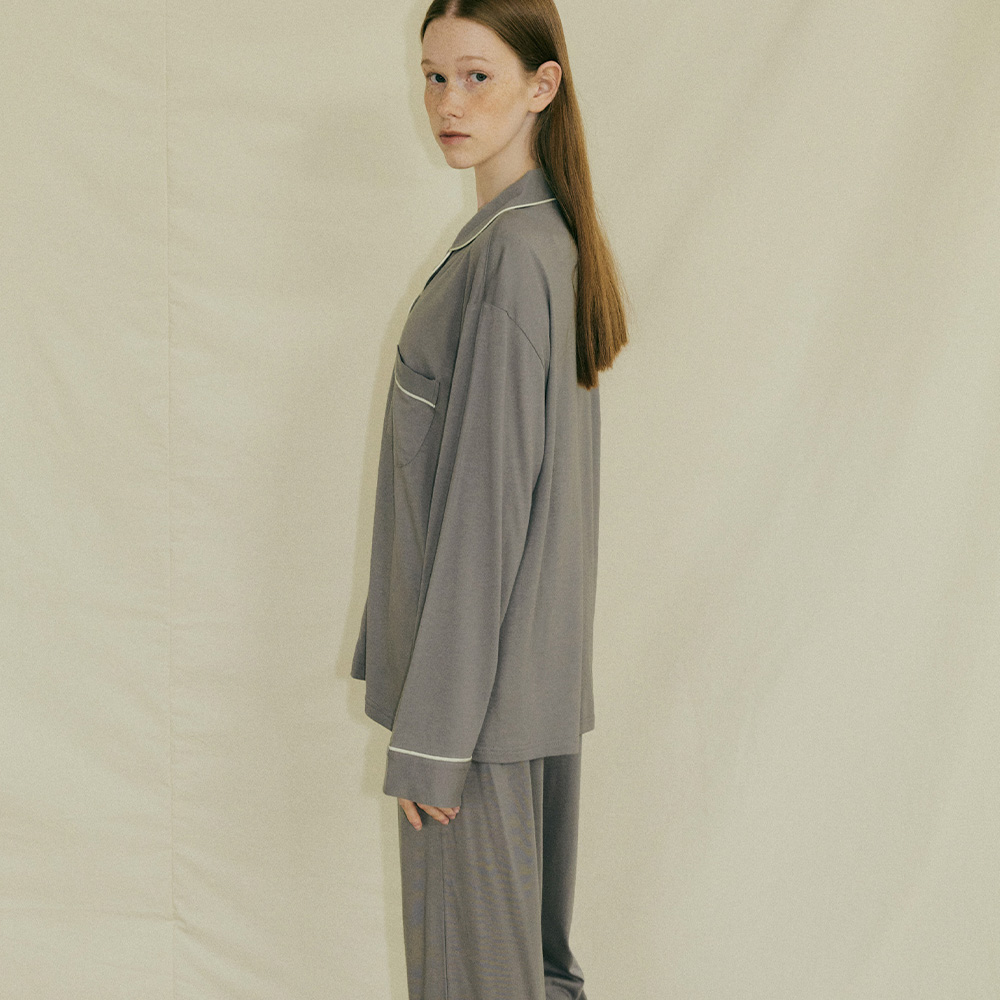 [MODAL] (w) Essential Grey Pajama Set