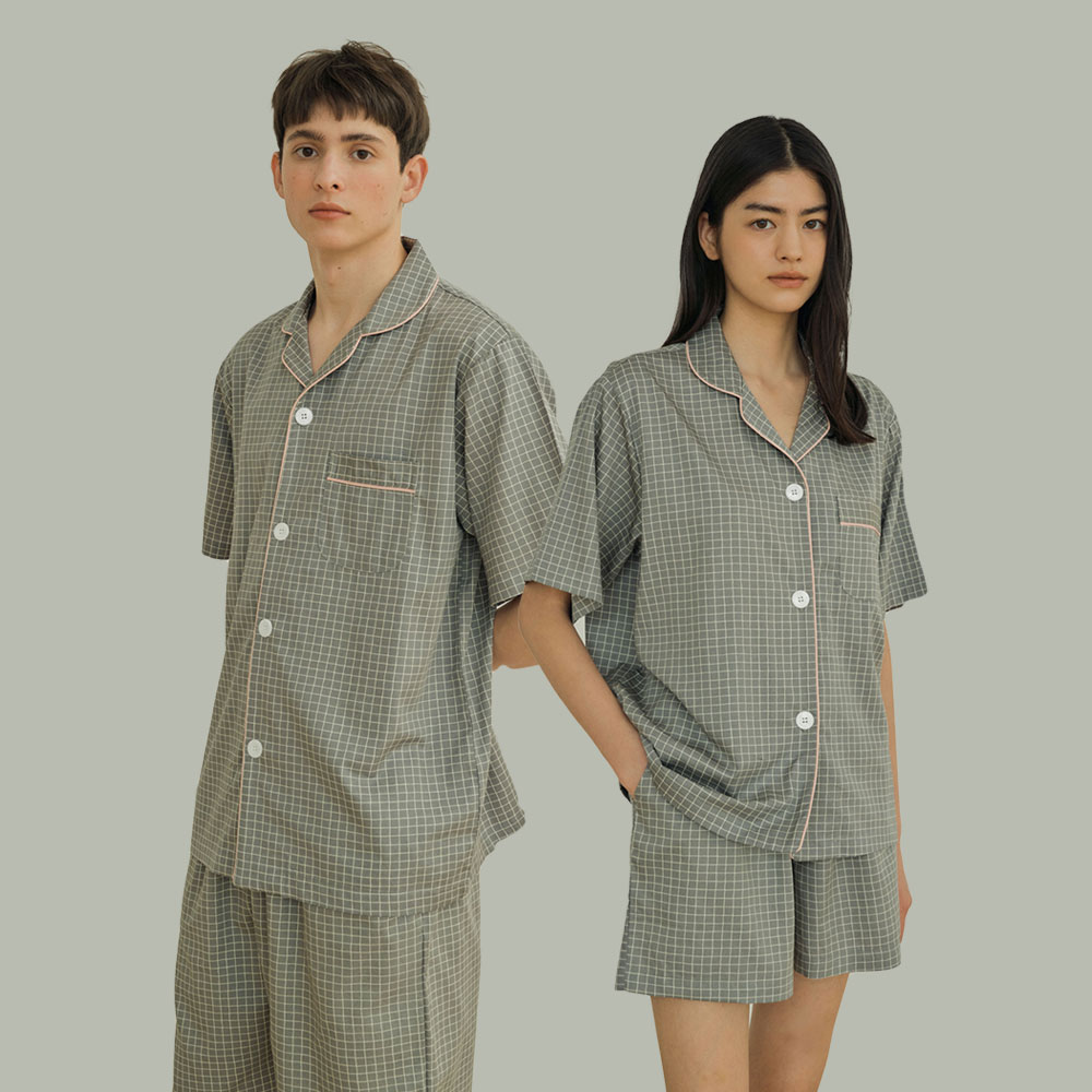 ◆JO'S LOUNGE◆ Modal Couple Nest Short Pajama Set Nestsc MODAL] (couple) Nest Short Pajama Set - JO'S LOUNGE