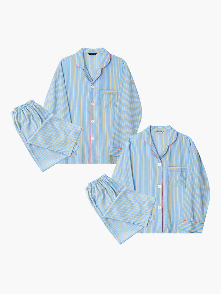 ◆JO'S LOUNGE◆ Modal100 couple Oasis Short Pajama Set Oasis MODAL100] (couple) Oasis Short Pajama Set - JO'S LOUNGE