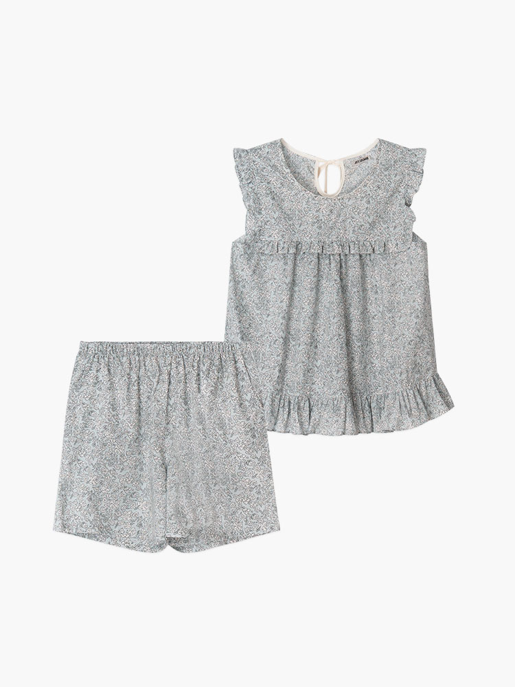 ◆JO'S LOUNGE◆ w Elevenses Tea Sleeveless Twopiece JL04S157 w) Elevenses Tea Sleeveless Two-piece - JO'S LOUNGE