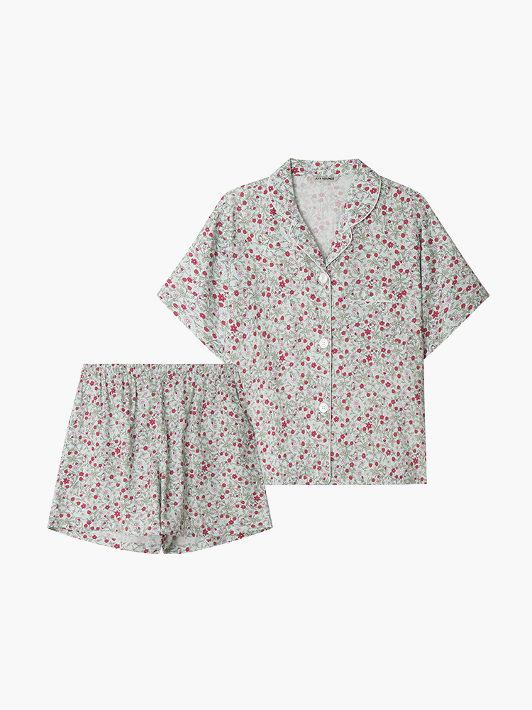 ◆JO'S LOUNGE◆ Modal100w Weekend Short Pajama Set Weekendsw MODAL100] (w) Summer Short Pajama Set - JO'S LOUNGE