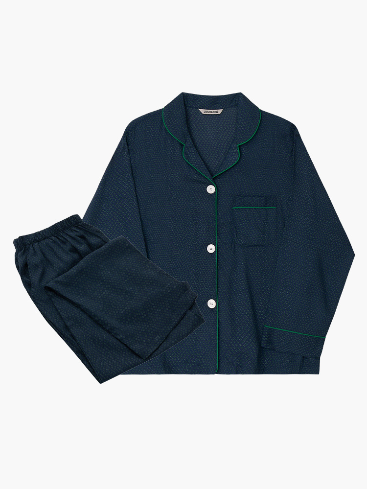 ◆JO'S LOUNGE◆ Modal100w Evergreen Pajama Set Evergreenw MODAL100] (w) Evergreen Pajama Set - JO'S LOUNGE