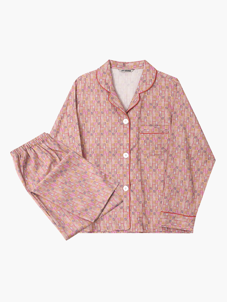 ◆JO'S LOUNGE◆ w Stellar Pajama Set 5000213844 w) Stellar Pajama Set - JO'S LOUNGE