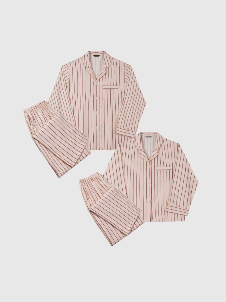 [웜모달] (couple) Berry Pajama Set - JO’S LOUNGE