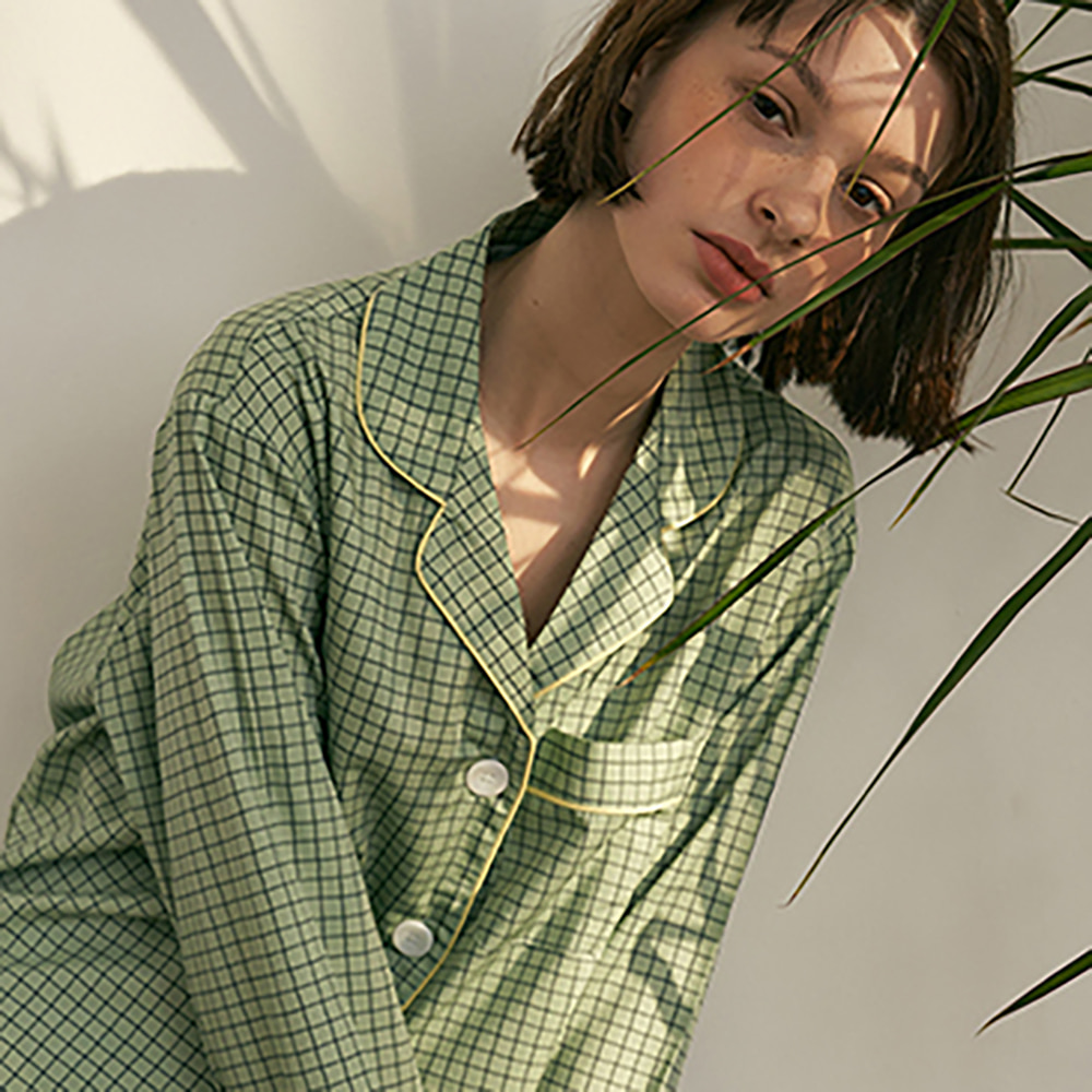 MODAL] (w) Peppermint Pajama Set - JO'S LOUNGE