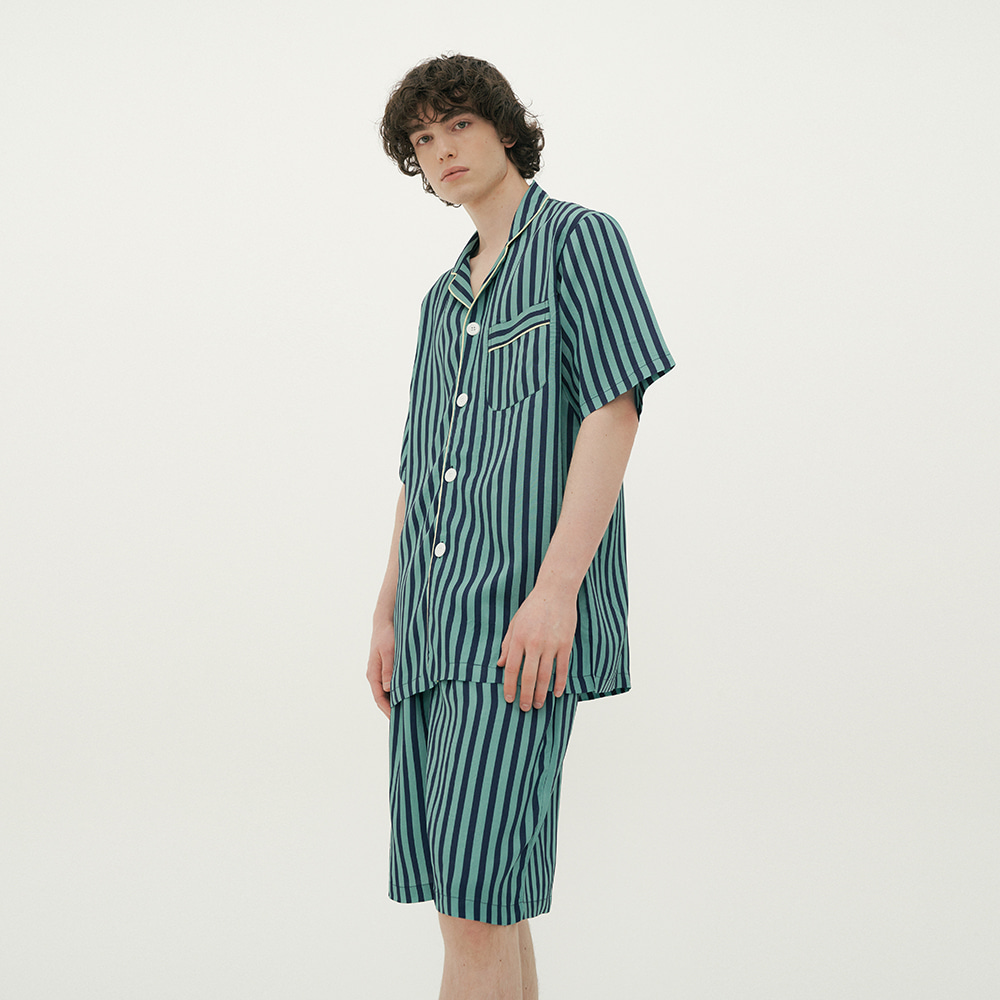 [인견] (m) Apple Mint Short Pajama Set