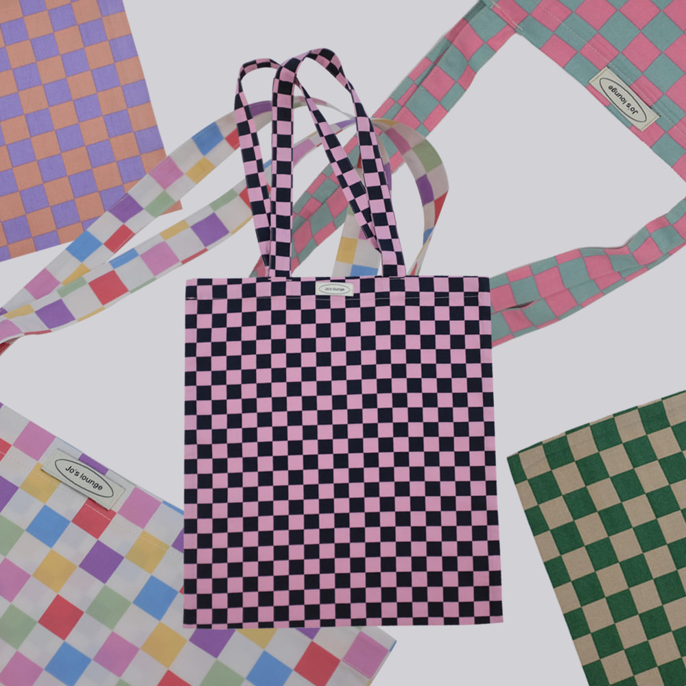 [모달] Checkerboard Fabric Bag