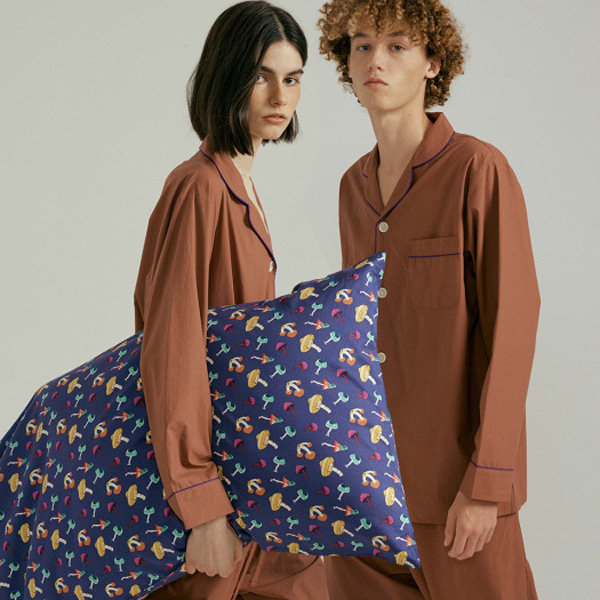 (couple) Brown Aurora Pajama Set