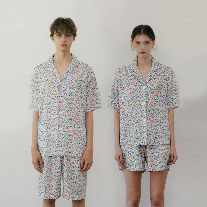 [MODAL] (couple) Water lily Short Pajama Set