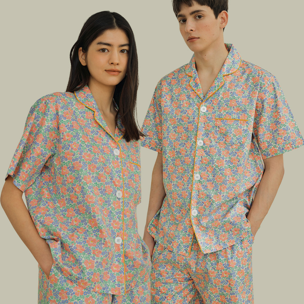 (couple) Blossom Short Pajama Set