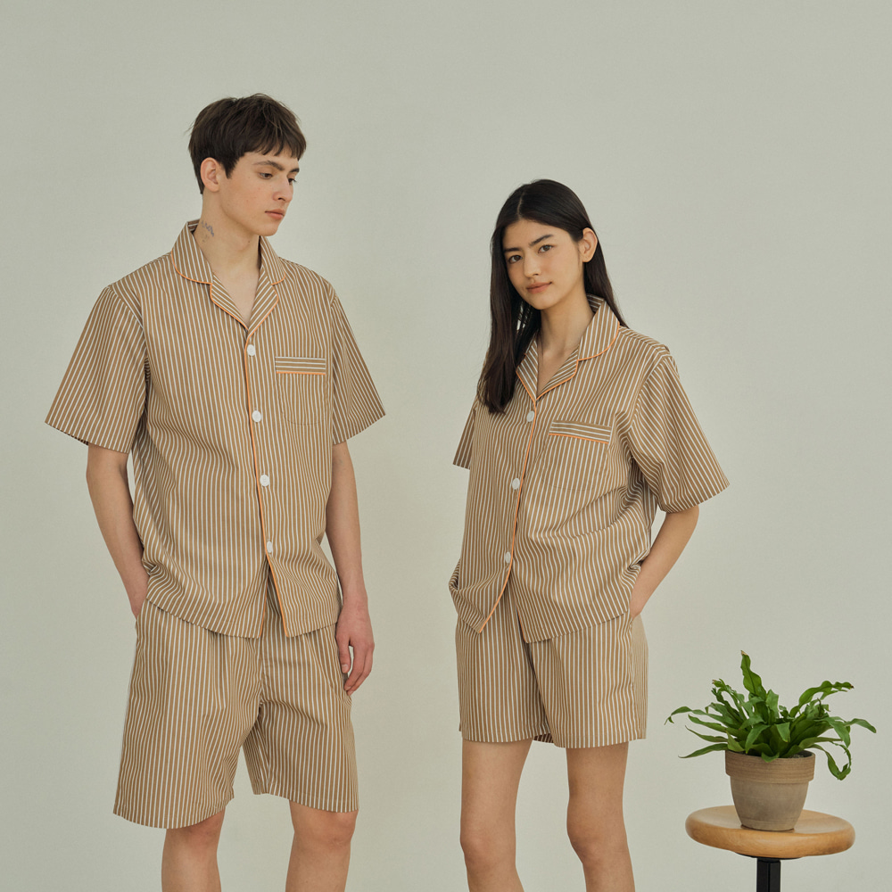 (couple) Brownie Short Pajama Set