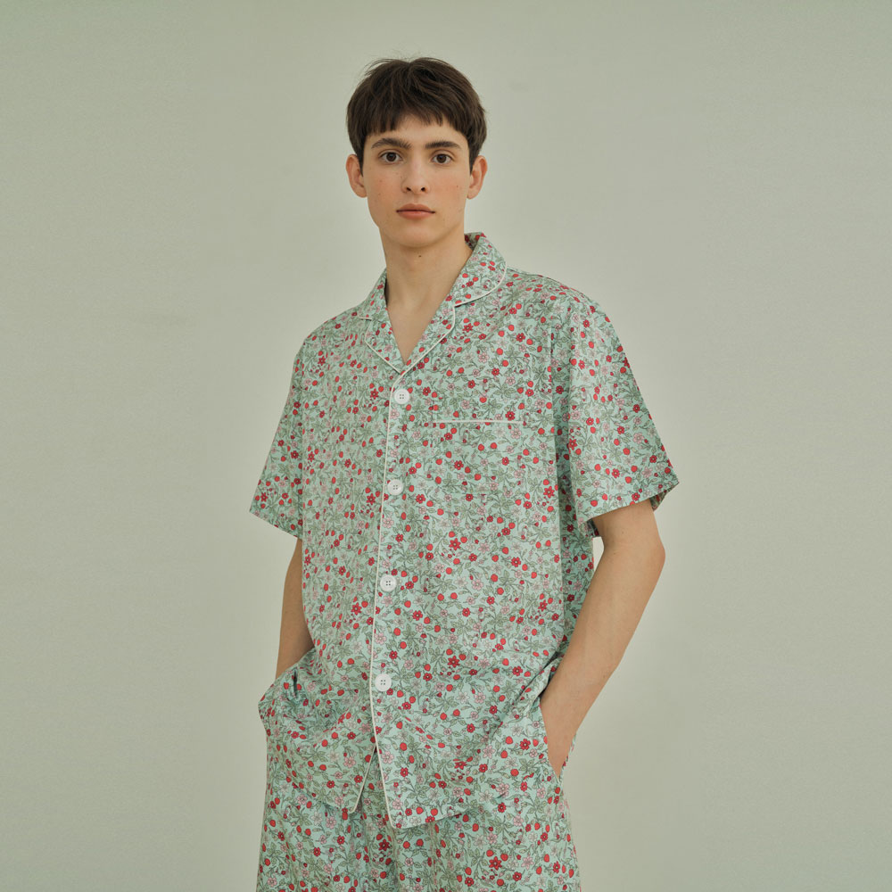[MODAL] (m) Mint Short Pajama Set