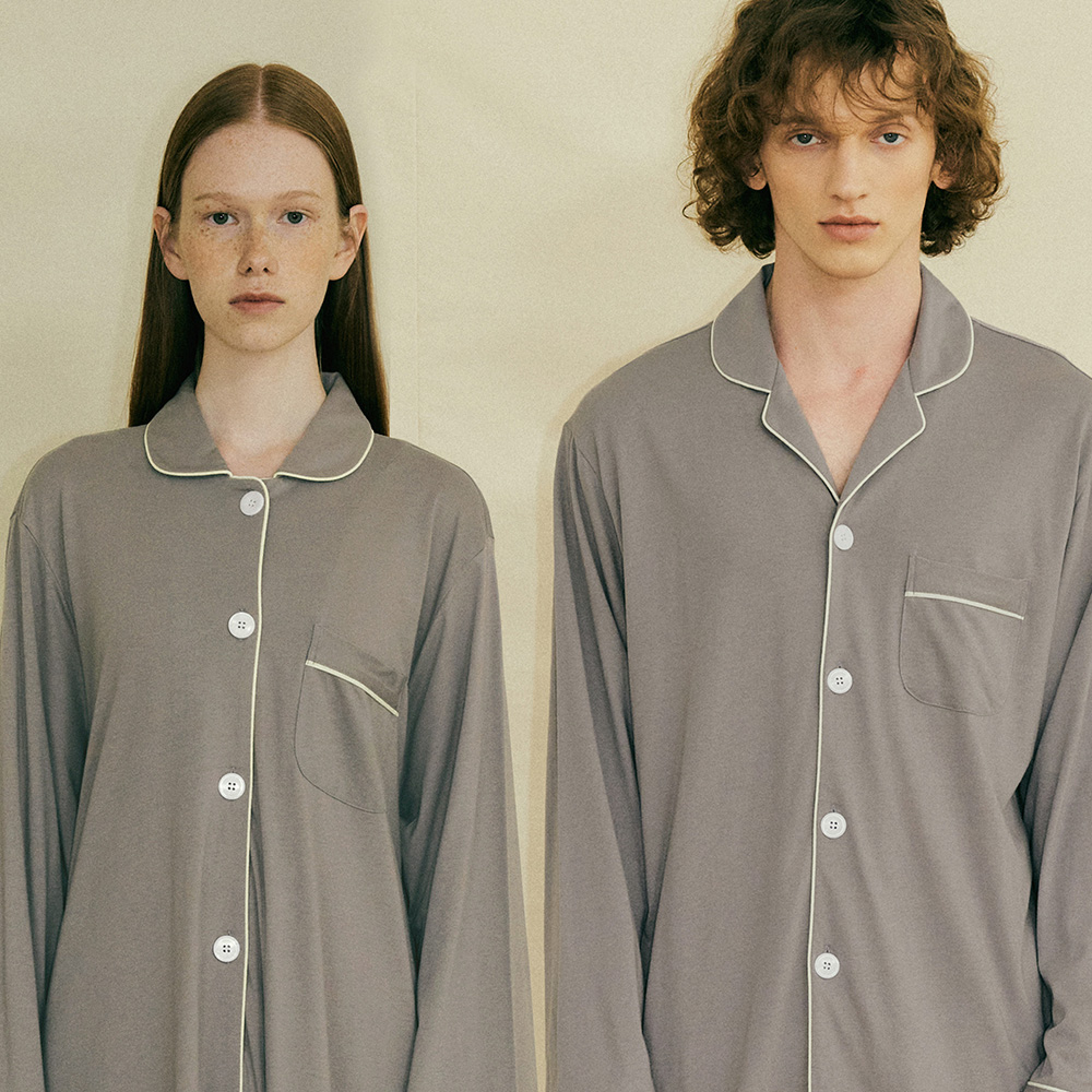 [MODAL] (couple) Essential Grey Pajama Set + Lounge Shirt