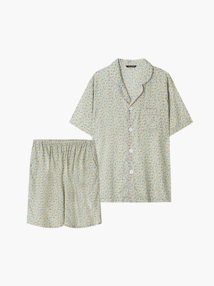 ◆JO'S LOUNGE◆ w Paradise Short Pajama Set JC02S151 w) Paradise Short Pajama Set - JO'S LOUNGE