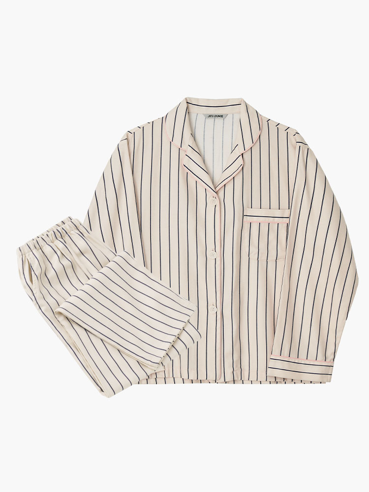 ◆JO'S LOUNGE◆ Warm Modal w Caramel Lounge Shirt 5000214146 WARM MODAL] (w) Caramel Lounge Shirt - JO'S LOUNGE