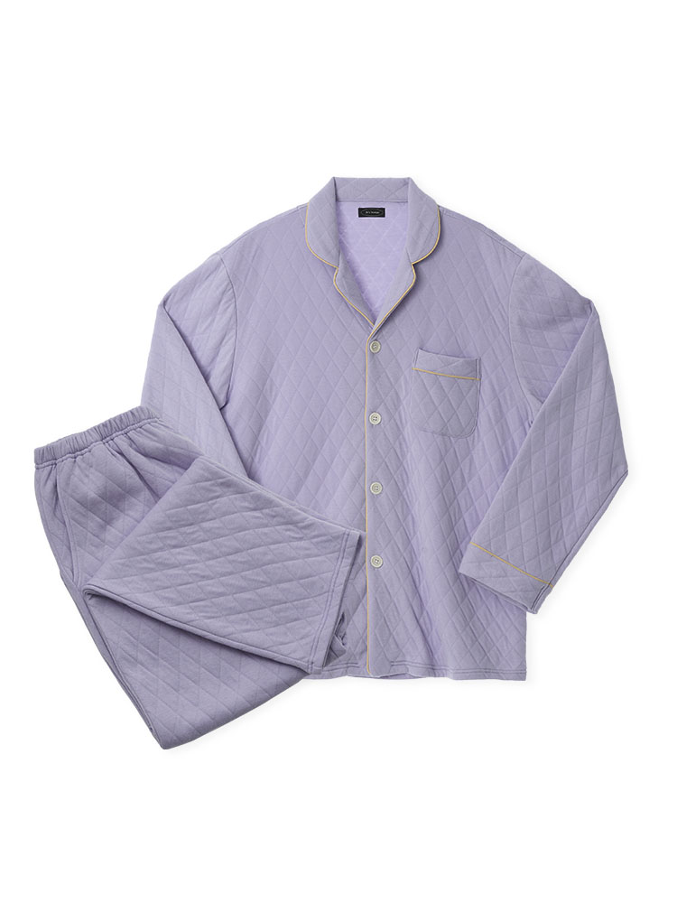 (m) Quilted Lavender Pajama Set