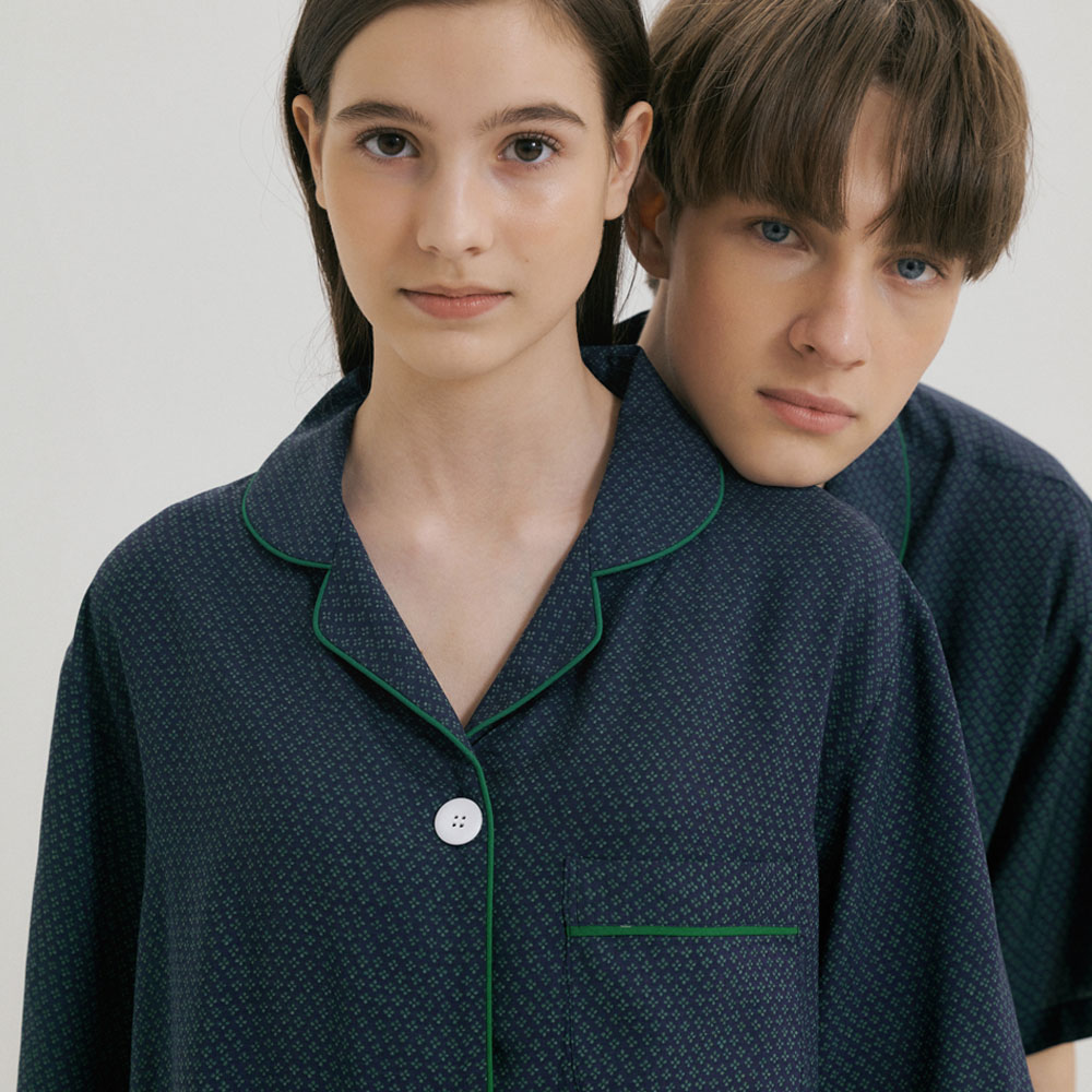 MODAL100] (couple) Evergreen Pajama Set - JO'S LOUNGE